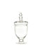 Φοντανιέρα Glas Ys5069 mit Deckel 11x11x22cm Transparent