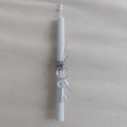 Candle Round Scented Gray
