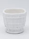 Planter Concrete White 14.5x14.5x13cm.