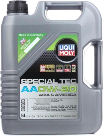 Liqui Moly Special Tec AA Синтетичен Масло за Автомобили 0W-20 5лт