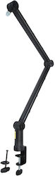 Pulse Suport Microfon Negru Tip Boom-arm Cu Clește De Birou Mba001 Pulse Suport Microfon Negru Tip Boom-arm Cu Clește De Birou Mba001