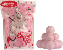 Set Cadou Festive Fizz Bomboane de Baie cu Aromă de Vanilie și Cacao în Pungă Decorativă Luxury Bathing Company 10 X 15 G Set Cadou Festive Fizz Bomboane de Baie cu Aromă de Vanilie și Cacao în Pungă Decorativă Luxury Bathing Company 10 X 15 G