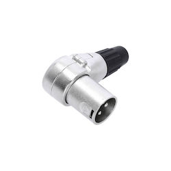 Adam Hall Connectors 4 Star C Xm3 A Right-angle Male Xlr Connector