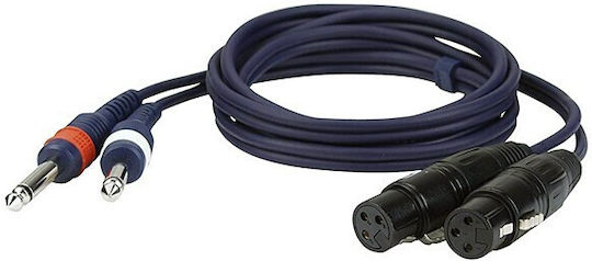 2 Джак към 2 XLR Кабел Dap Audio FL43150