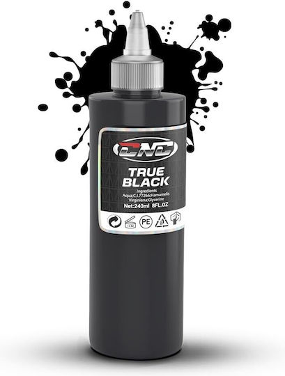 Pigment Permanent pentru Tattoo 240 Ml Inks Profesionale pentru Tattoos Microblading Negru