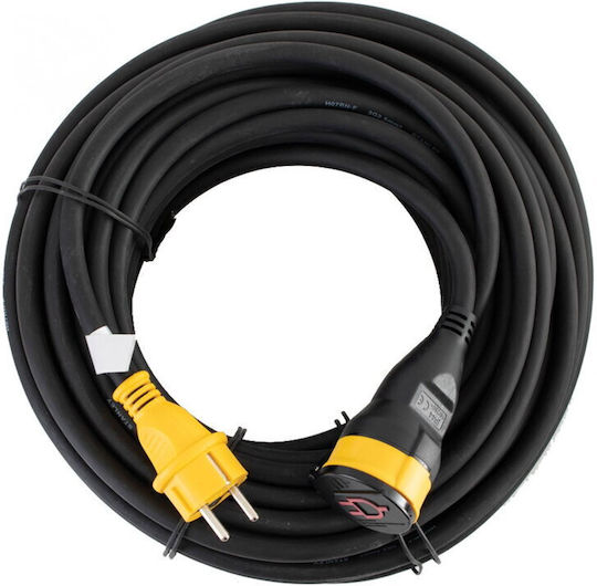 Stanley Cablu de prelungire cu role cu lungimea de 25m Diametru 3 x 1.5mm² Rezistent la apă Neagră