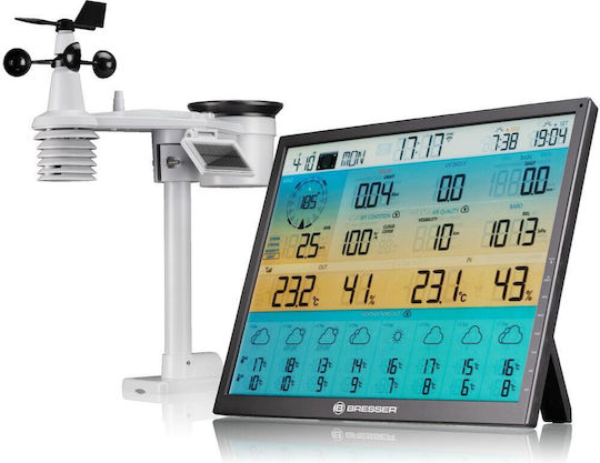 Bresser 7-in-1 LV77561 Ασύρματος Μετεωρολογικός Σταθμός Ψηφιακός Επιτραπέζιος Λευκός