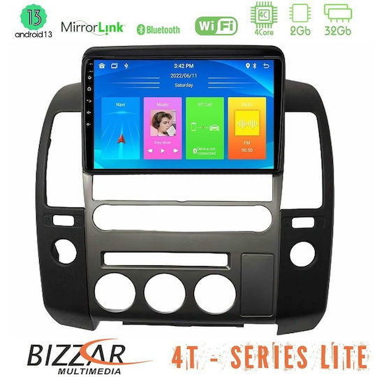 Bizzar Ηχοσύστημα Αυτοκινήτου για Nissan Navara / Pathfinder 2006-2012 (Bluetooth/USB/WiFi/GPS/Apple-Carplay/Android-Auto) με Οθόνη Αφής 9"