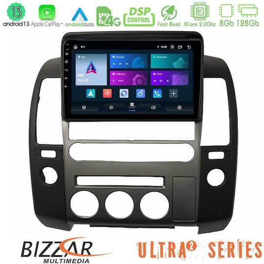 Bizzar Auto-Audiosystem für Nissan Navara / Pfadfinder 2006-2012 (Bluetooth/USB/WiFi/GPS/Apple-Carplay/Android-Auto) mit Touchscreen 9"