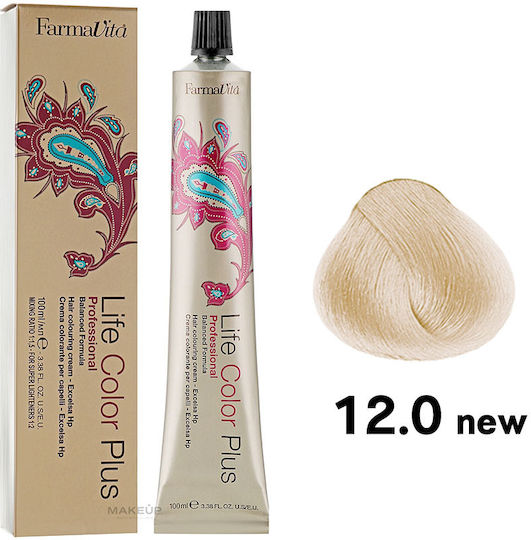 Life Color Plus Haarfärbemittel 12.0 Sehr Hellblond Natürliche 100ml
