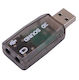 Spacer Soundkarte Extern 5.1 Usb 2.0 Schnittstelle 3,5 Mm Jack Anschlüsse "spsc-usb-01" Inklusive Grüner Stempel 0,18lei