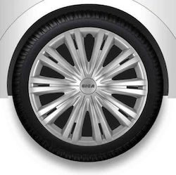 4racing Σετ Τάσια Αυτοκινήτου Giga 4τμχ 13" Ασημί 13030 4racing Σετ Τάσια Αυτοκινήτου Giga 4τμχ 13" Ασημί 13030