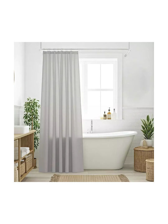 Das Home 0805 Shower Curtain Fabric 240x180cm Grey