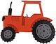 Figurină Din Lemn Tractor 8cm