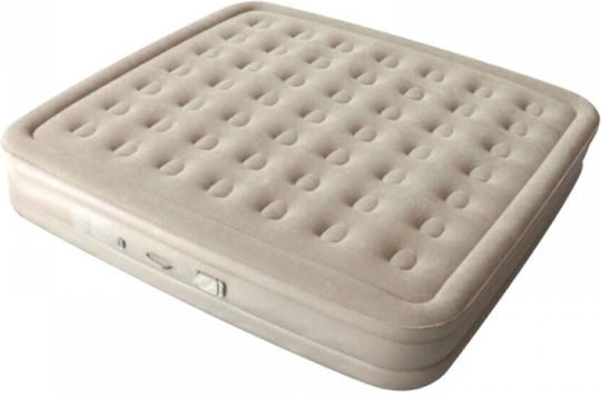 Aufblasbare Camping-Luftmatratze Einzel 190x100x40cm Beiges