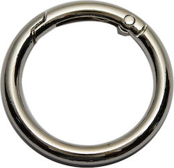 Metal Crab Clasp Ring 32x5mm 3.0cm Belt Nickel Nf