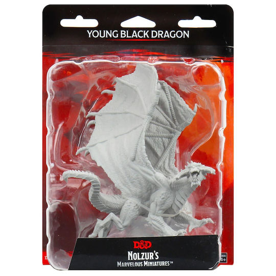 D&d Nolzur's Wunderbare Miniaturen Junger Schwarzer Drache