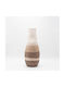Decorative Vase Ecru 18x18x44.5cm