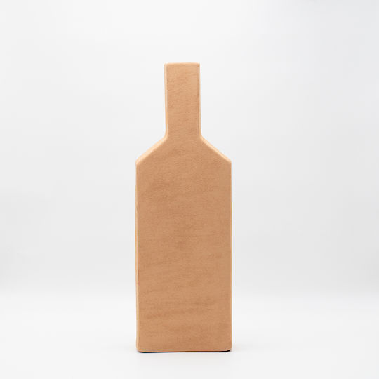 Decorative Vase Beige 16x6.5x48cm