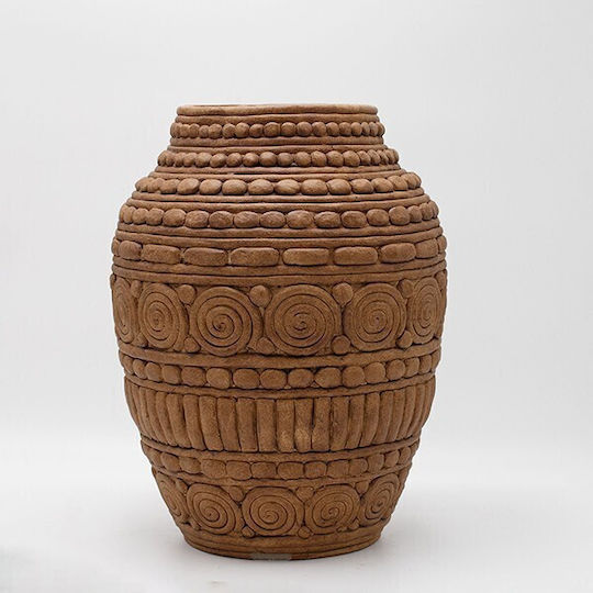 Decorative Vase Brown 26.5x26.5x34cm