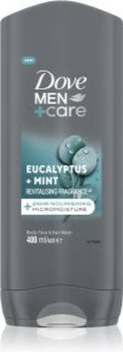 Dove Care Cool Eucalyptus + Mint Τονωτικό Shower Gel με Άρωμα Ευκάλυπτος για Άνδρες 400ml