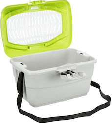 Trixie Mini-capri Transport Box 40 × 22 × 30 Cm Light Grey Green Rodents Trixie Mini-capri Transport Box 40 × 22 × 30 Cm Light Grey Green Rodents