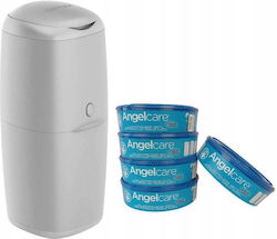 AngelCare Diaper Disposal System 3 Refills Κάδος Απόρριψης Πανών
