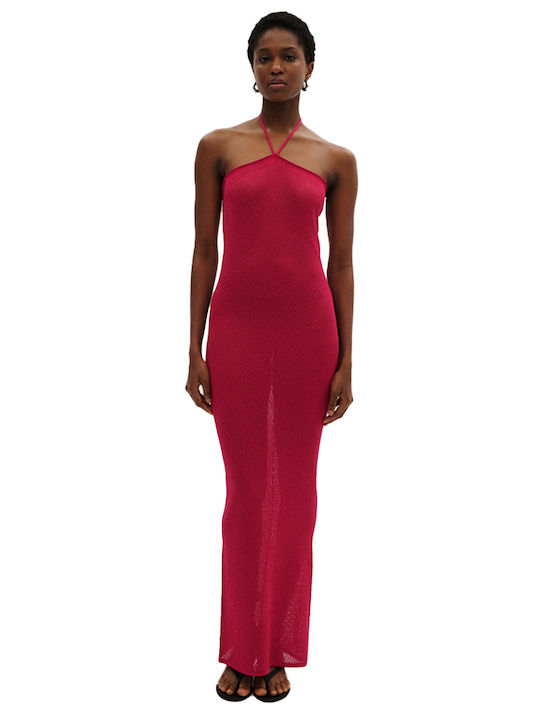 Summer Maxi Dress for Wedding - Christening Pink