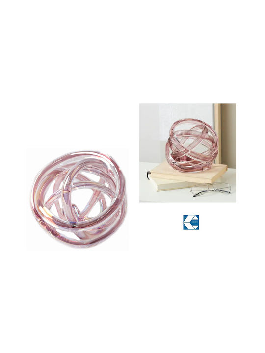 Decorative Room Crystal Murano Pink 10x10cm Galifas 07931010 Galifas