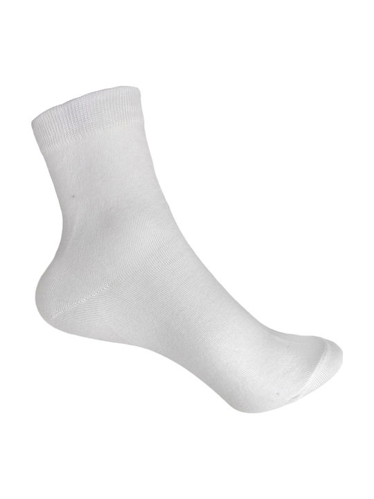 Gift-Me Solid Color Socks White