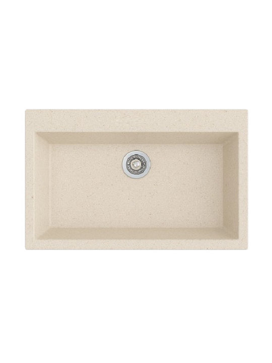 Unixton Drop-In Chiuvetă din Granit Sintetic L78xW50cm