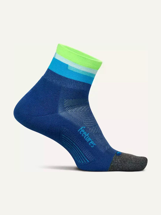 Feetures Elite Light Cushion Running Κάλτσες Μπλε 1 Ζεύγος