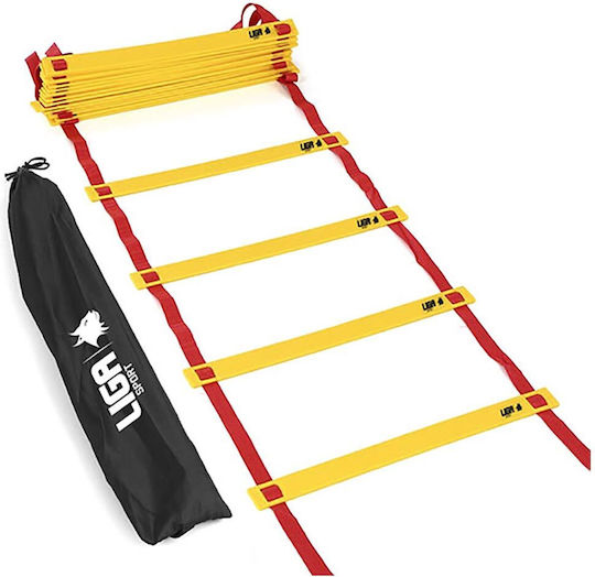 Liga Sport Speed Ladder Economy Acceleration Ladder in Red Color