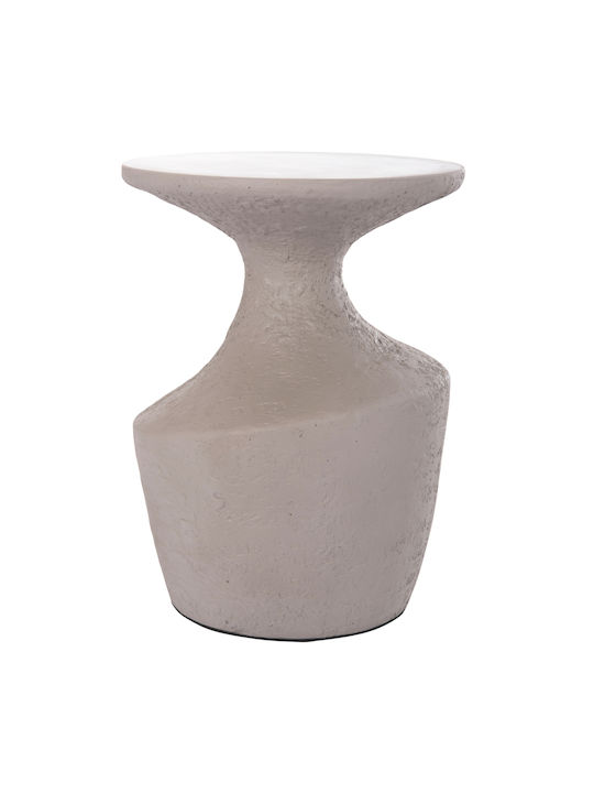 Round Side Table Rebon Gray L27.5xW27.5xH50cm.