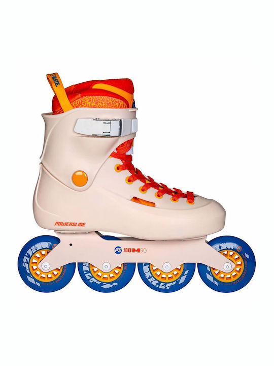 Powerslide Zoom Inline Rollers Beige Adults Powerslide Zoom Inline Rollers Beige Adults