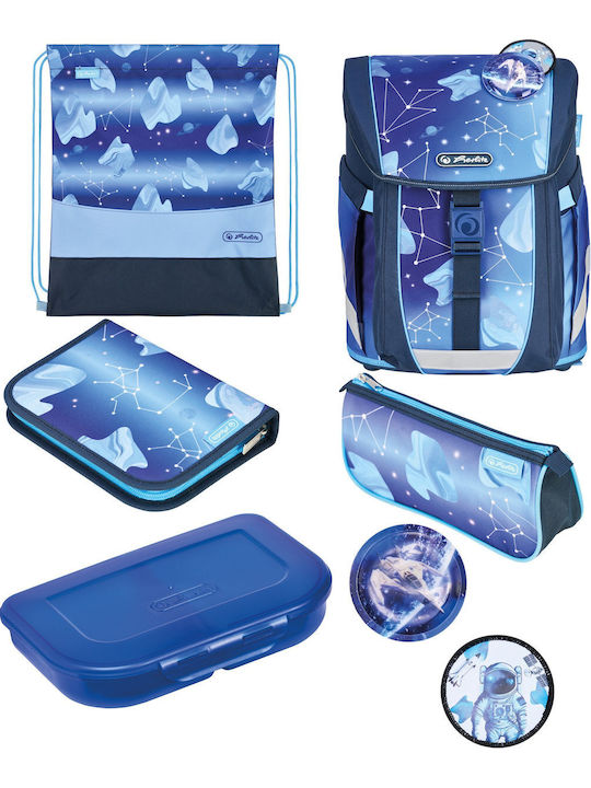 Herlitz Plus Schulranzen Rucksack Blau