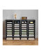 Grey Bookcase 99.7x30.5x68cm
