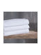 Rythmos Satin Kissenbezug-Set Oxford Weiß 50x70cm.
