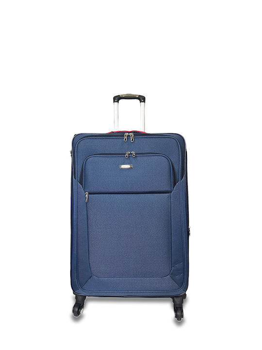 Large Suitcase Nylon Skiathos Blue