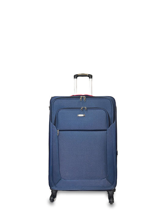 Medium Suitcase Nylon Skiathos Blue