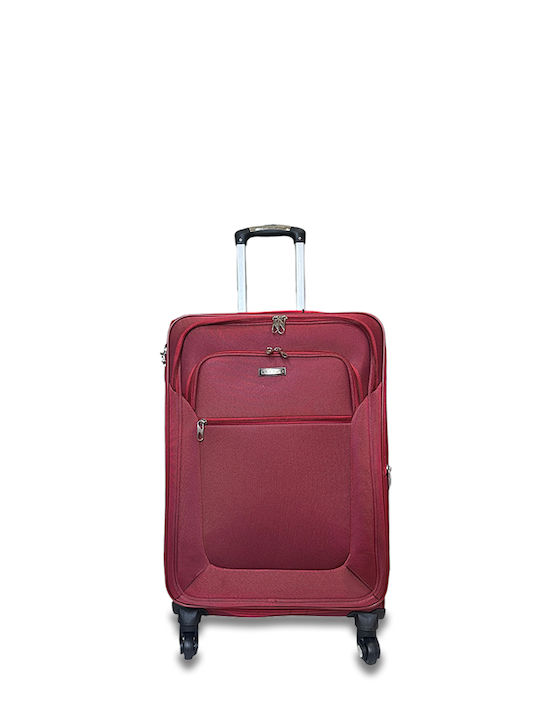 Medium Suitcase Nylon Skiathos Red