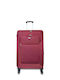 Large Suitcase Nylon Skiathos Red