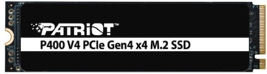 Patriot P400 V4 SSD 4TB τύπου M.2 με σύνδεση PCI Express 4.0 (PS5 Compatible) P400VP4TBM28H