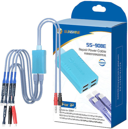 Sunshine Ss-908e Специален Захранващ Кабел За Ремонт На Ip/v10.0 (Актуализация За Серия iPhone 16)