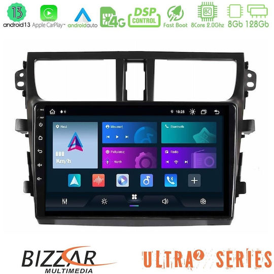 Bizzar Sistem Audio Auto pentru Suzuki Celerio 2014-2020 (Bluetooth/USB/WiFi/GPS/Apple-Carplay/Android-Auto) cu Ecran Tactil 9"
