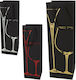 Marhome Paper Gift Bag Black 9.5x9x38cm
