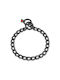 Sprenger Collar Short Links Round Stainless Steel Black Choke Collar Training Dog 4.0mm Stainless Steel 55cm