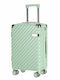 Kourk Carry-On Cabin Hard Mint Suitcase With 4 Wheels Height 55cm