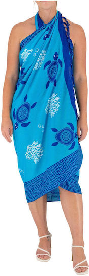 Beach Towel Pareo Blue 170x110cm.