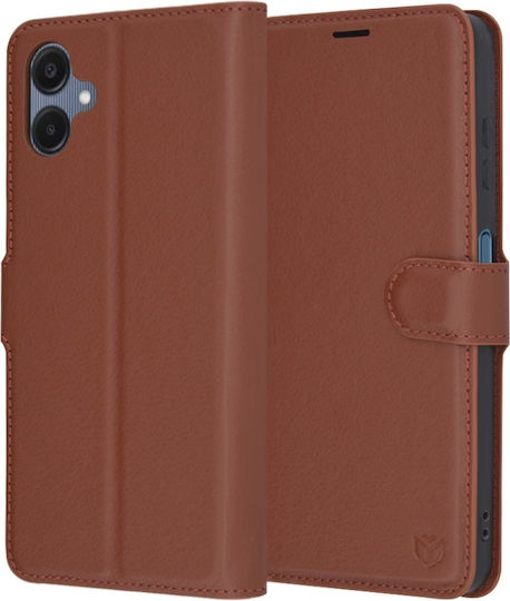 Buchen Sie Leder Braun (Samsung Galaxy A06, SCHUTZ INNOVATION)